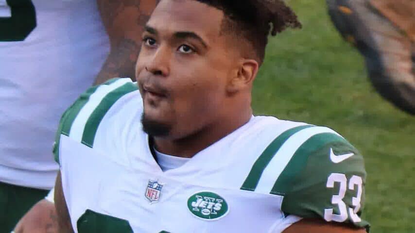 Jamal Adams in a New York Jets uniform