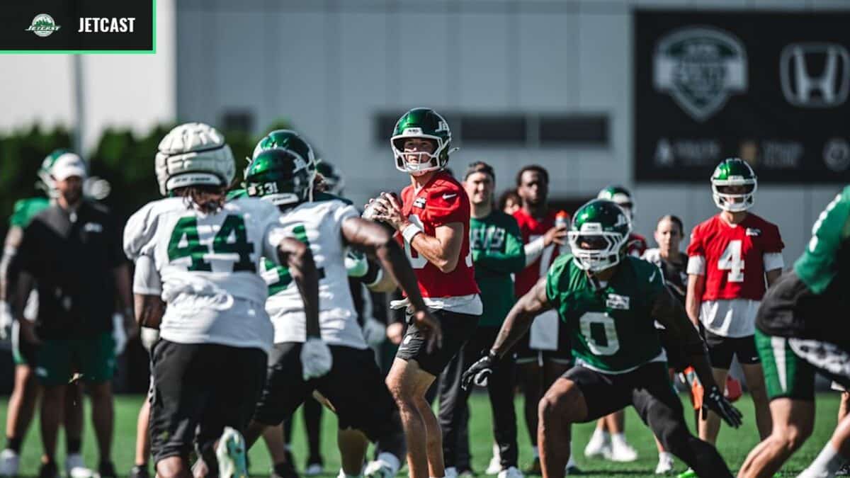 Jets Training Camp Day 13: Klubnik Sharp, Geno Goes 0-for-3